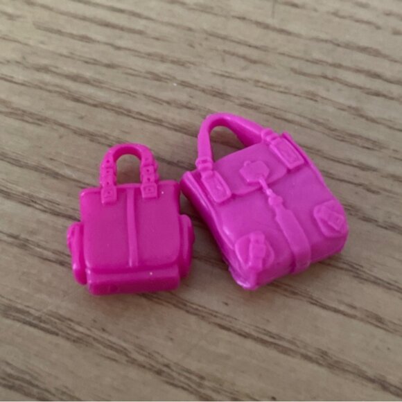 Vtg Polly Pocket Doll Accessories Set Mini Purses Backpack Sunglasses and Visor - Picture 3 of 6